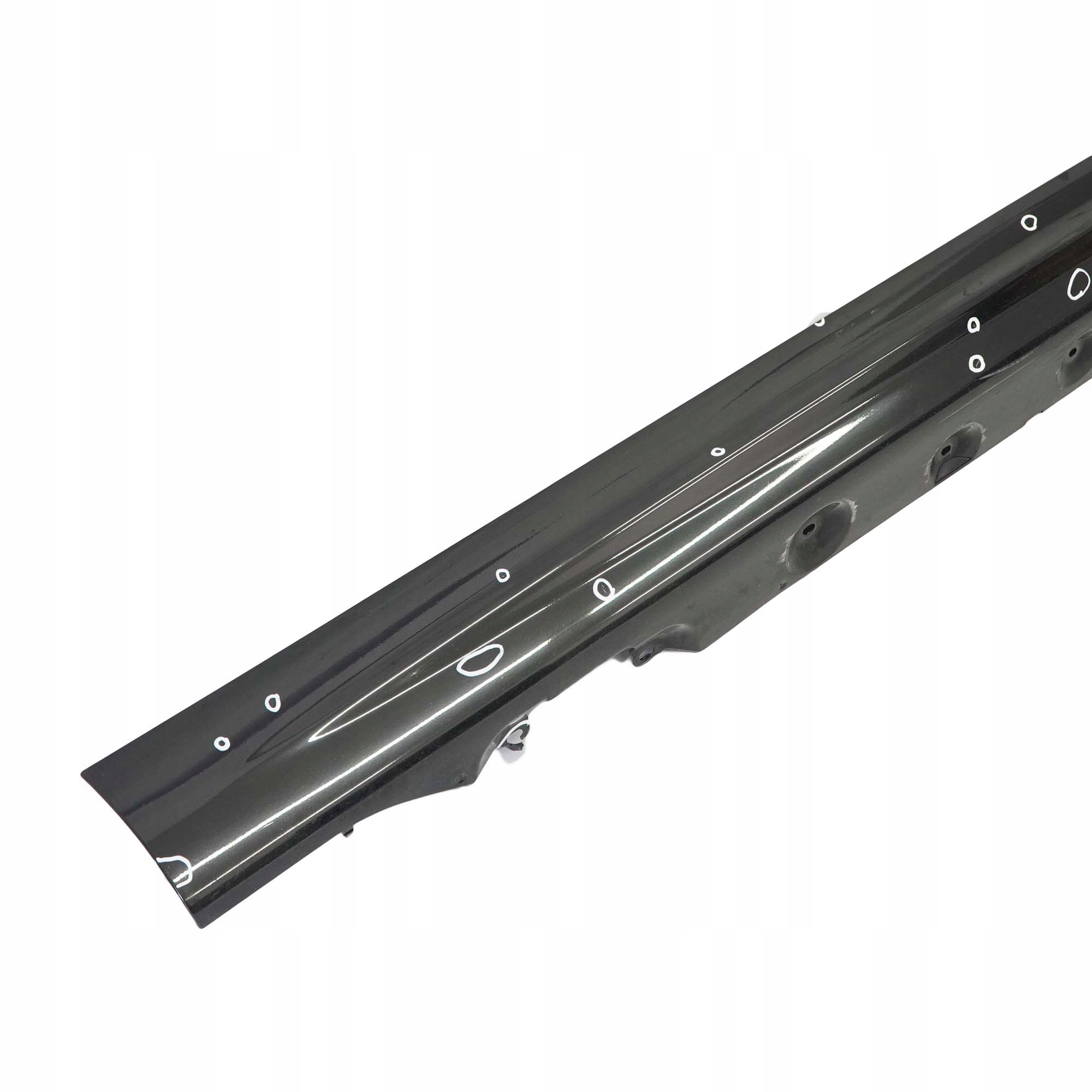 BMW 3 E46 Saloon Touring Right O/S Side Sill Skirt Panel Black Sapphire - 475