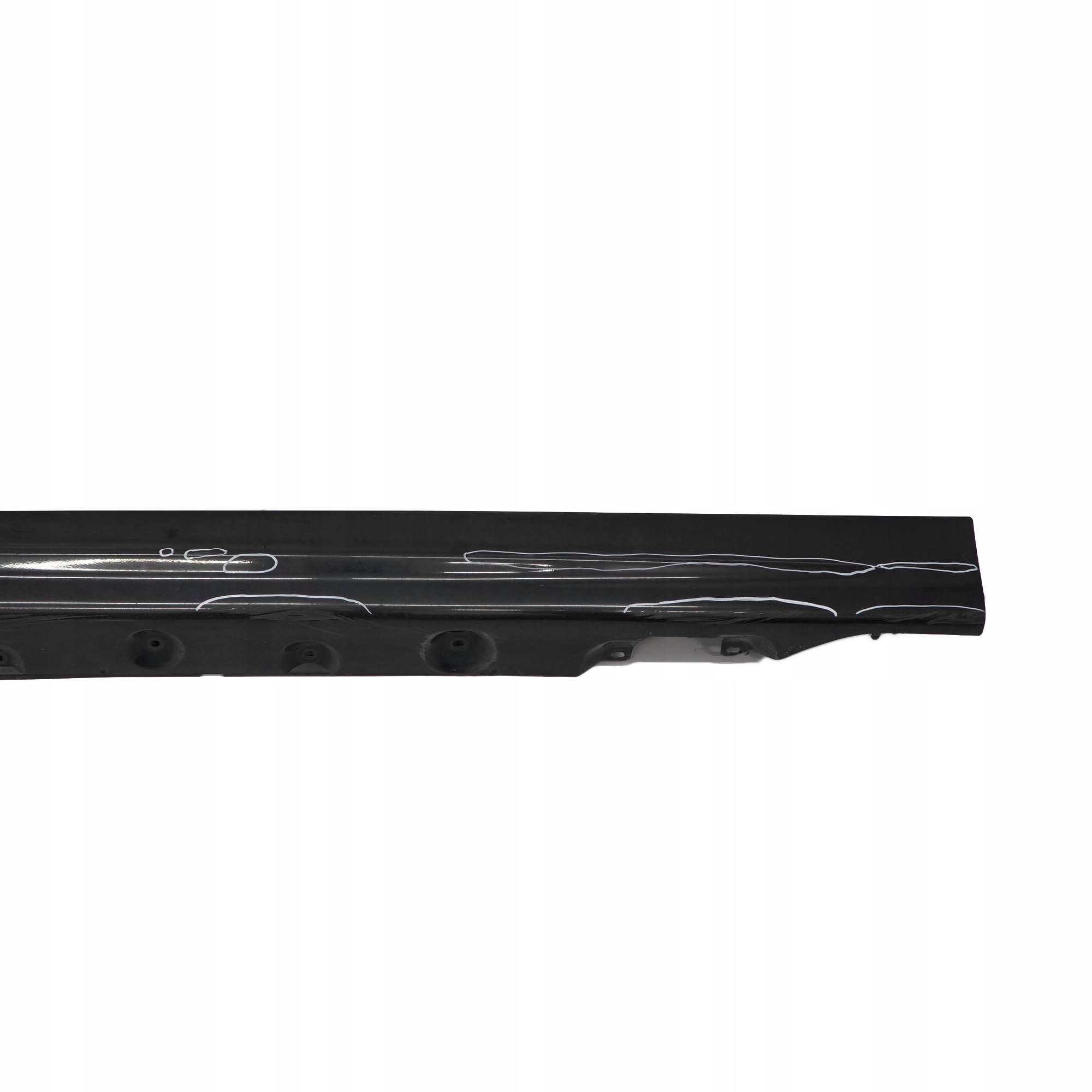 BMW 3 Series E46 Left N/S Side Sill Skirt Kick Panel Black Sapphire - 475