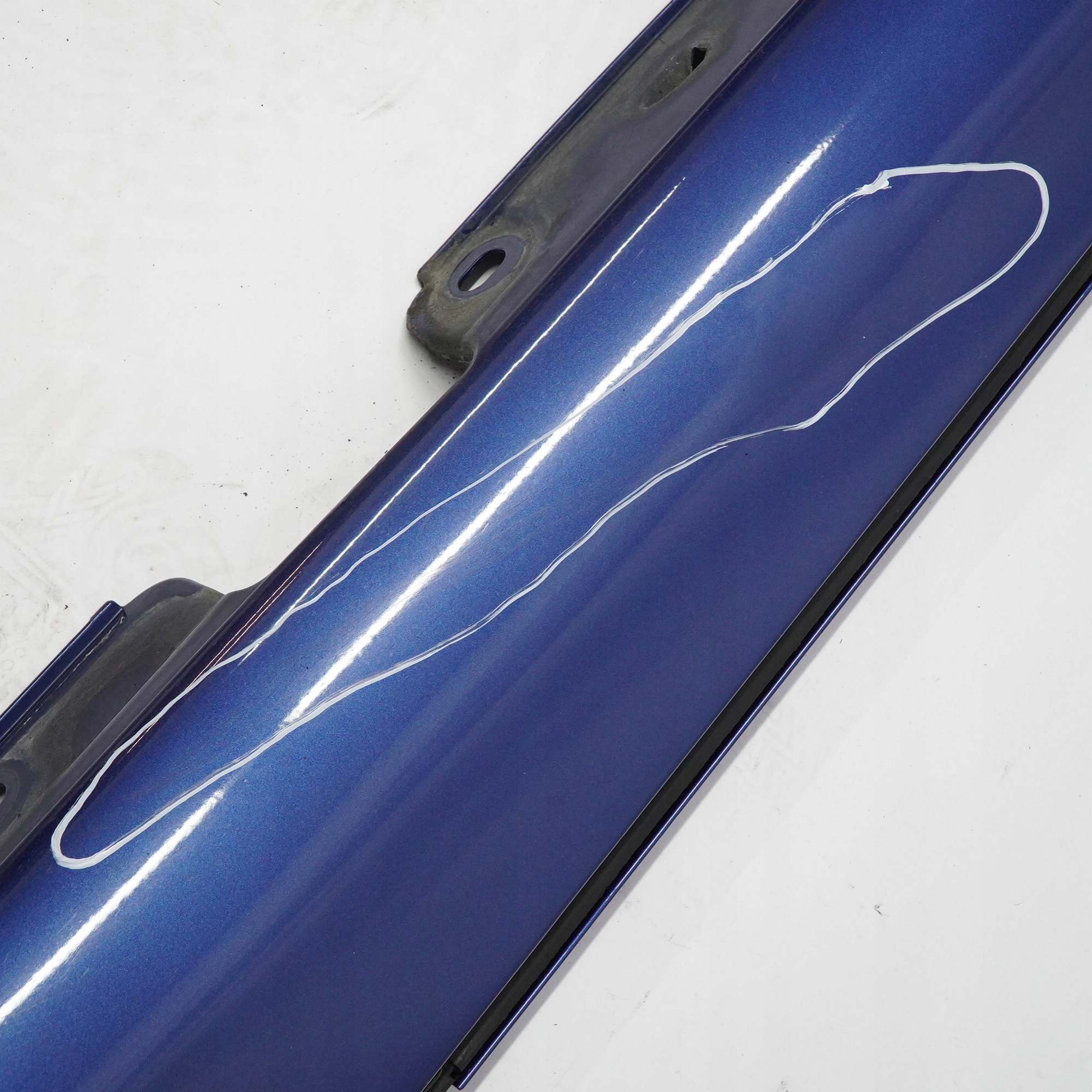 Mercedes-Benz W203 Door Sill Side Cover Skirt Left N/S Jaspisblau Blue - 345