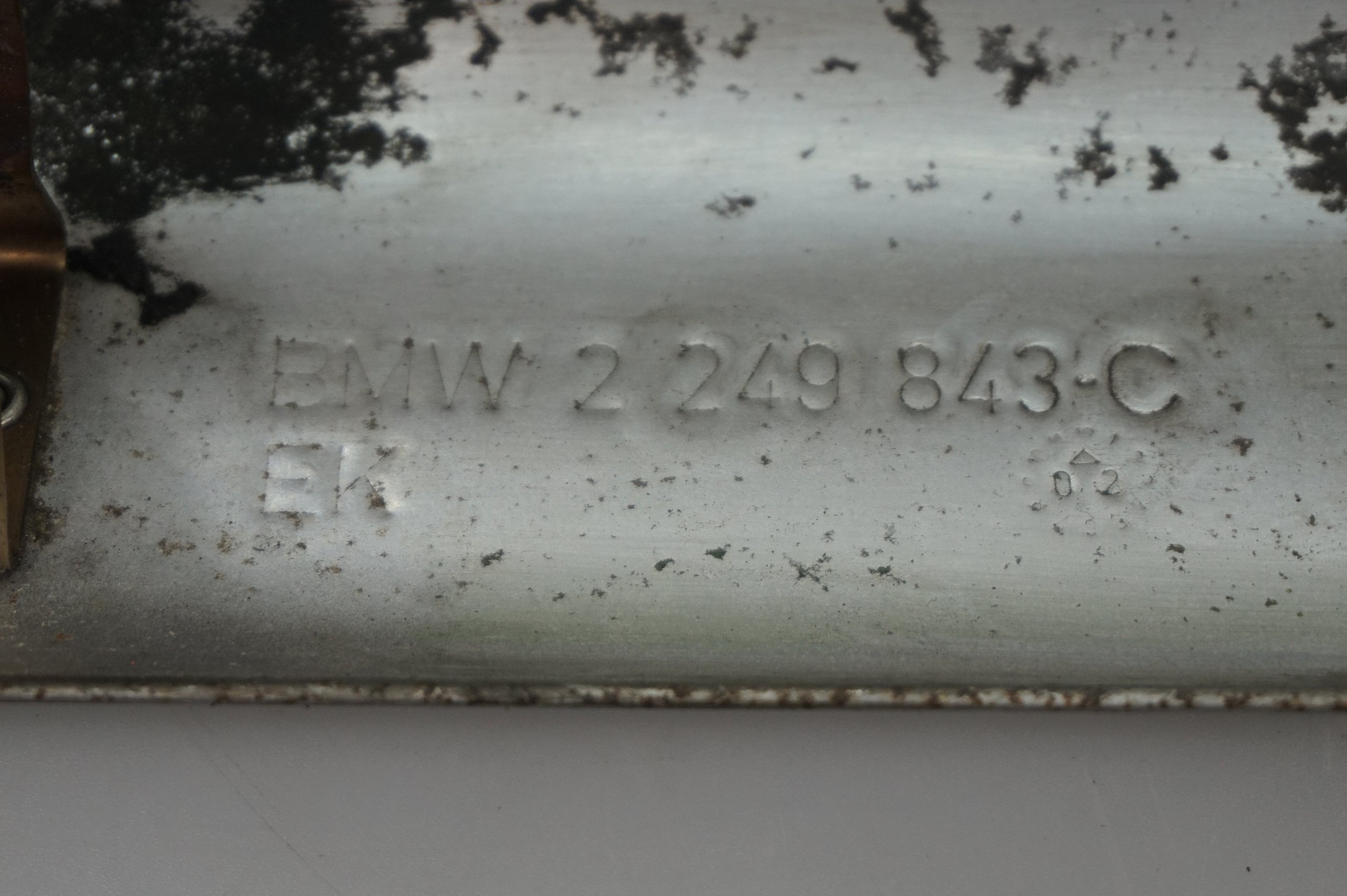 BMW E39 X5 E53 M57 Diesel Abgaskrümmer-AGR Hitzeschild 2249843