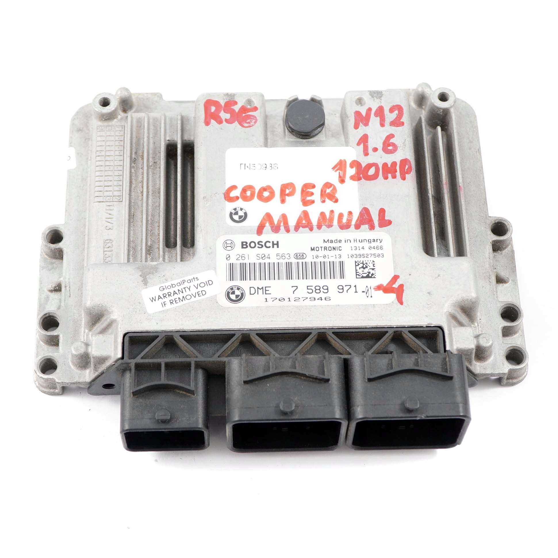 Mini Cooper R55 R56 N12 Steuergerät DME 7589971 CAS3 + Schlüssel Schaltgetrie