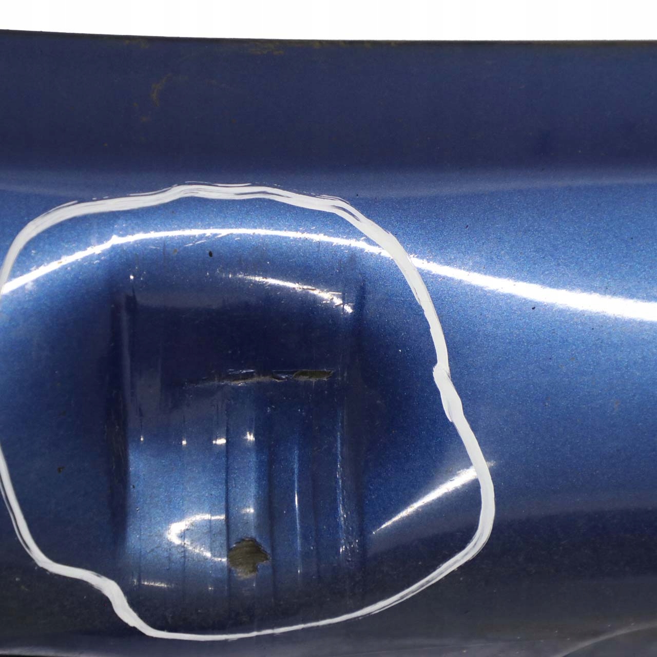 Mercedes-Benz CLC CL203 Sill Side Cover Skirt Left N/S Jaspisblau Blue - 345