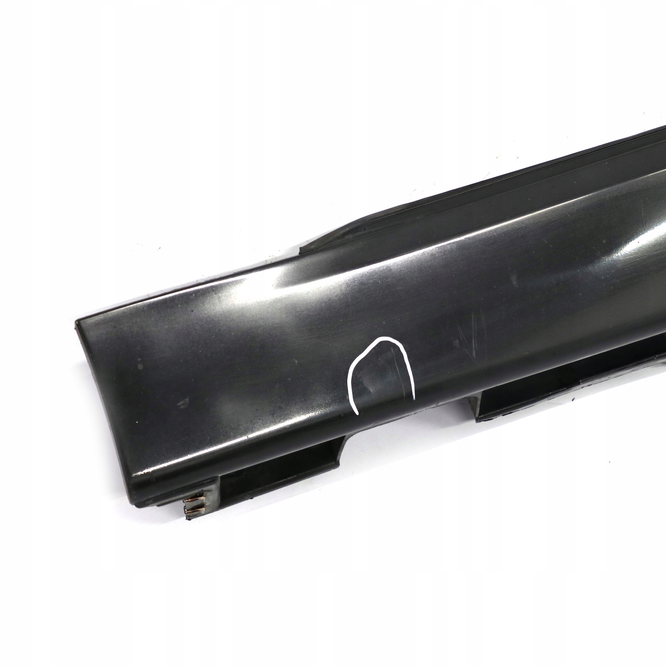 BMW 7 Series E66 Long Door Sill Cover Skirt Right O/S Black Sapphire - 475