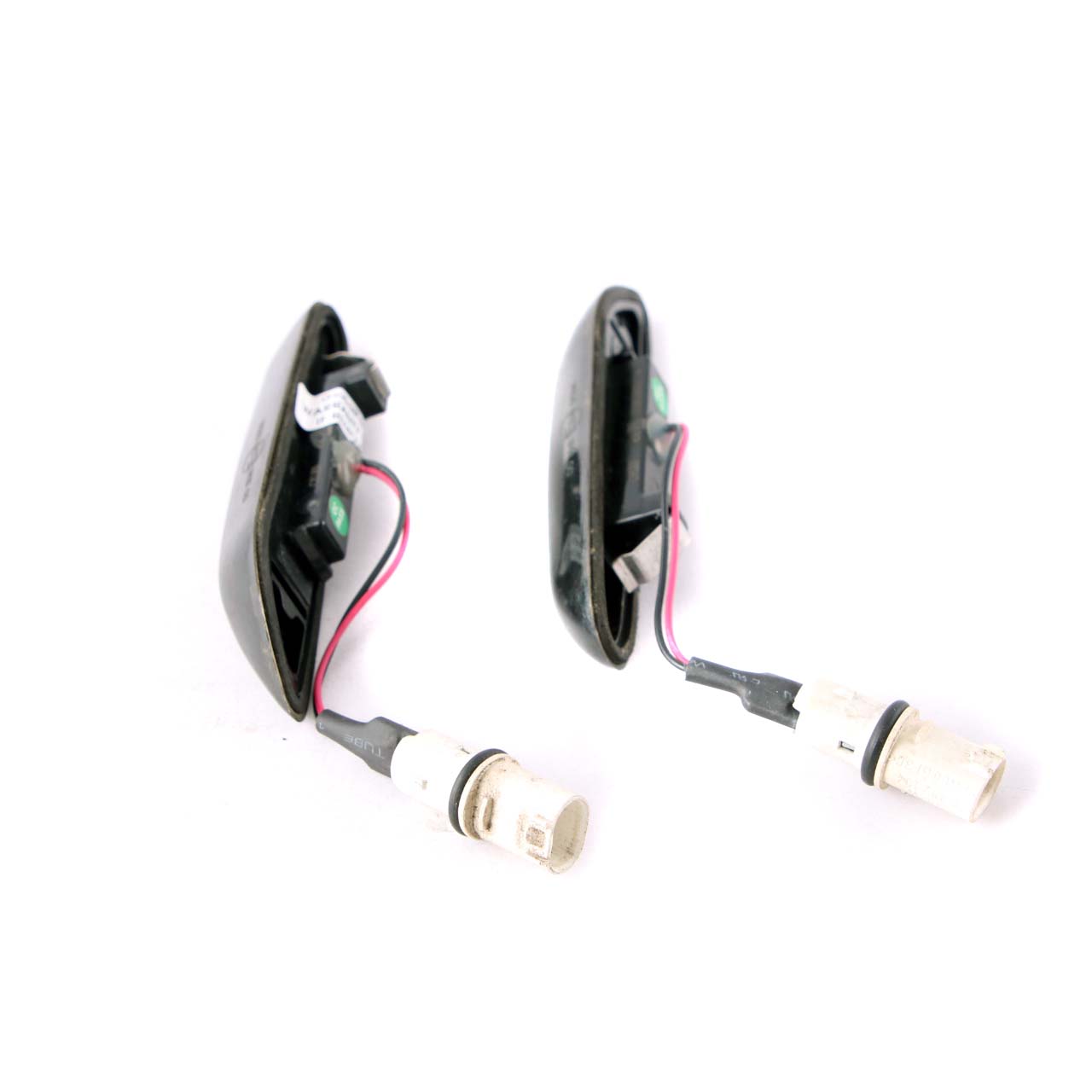 BMW E60 E61 Linke Rechte Seite Abbieger Zusatzblinker LED Schwarz Set