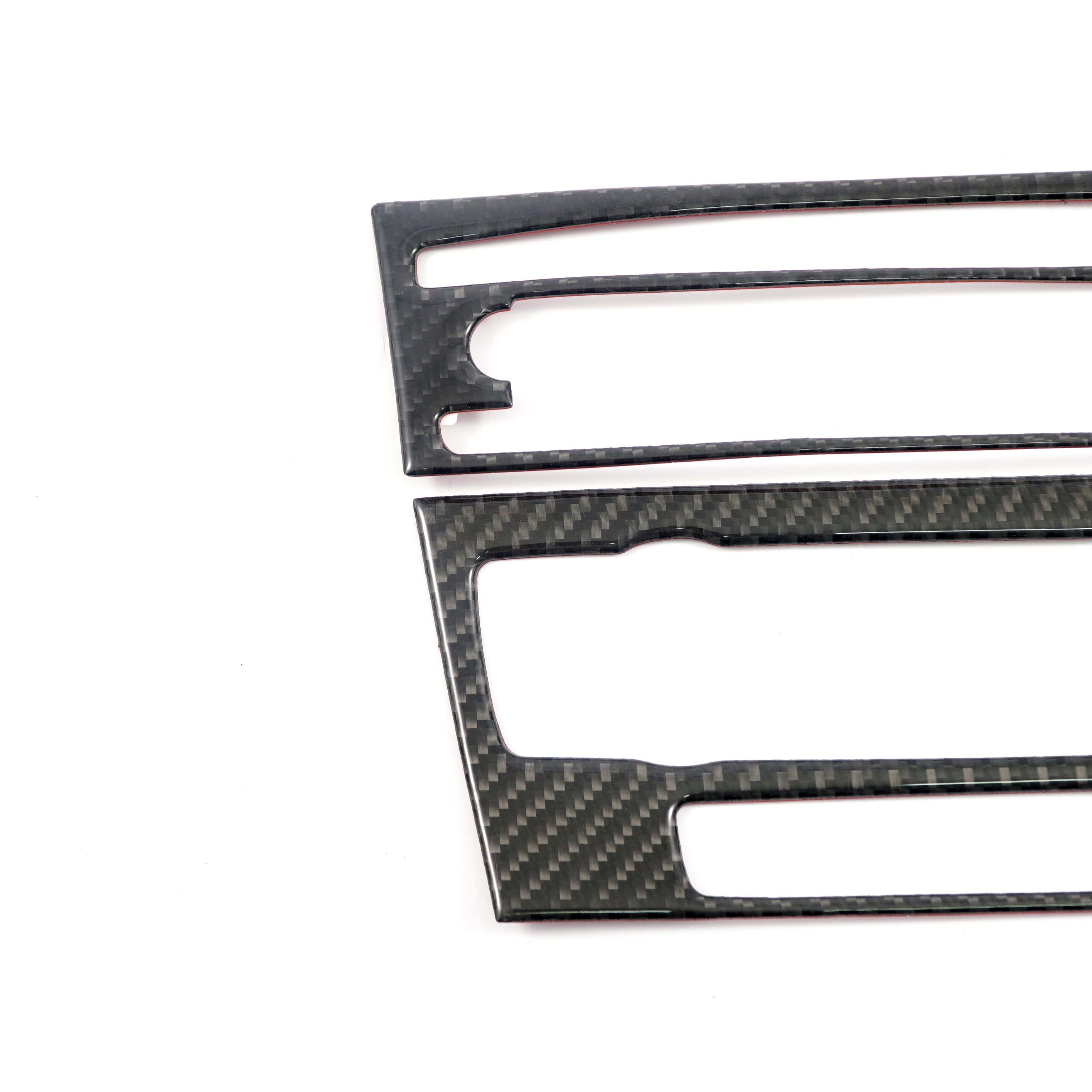 BMW E90 E91 E92 Instrumententafel Mittelkonsole Abdeckung Kohlenstoff Aufkleber