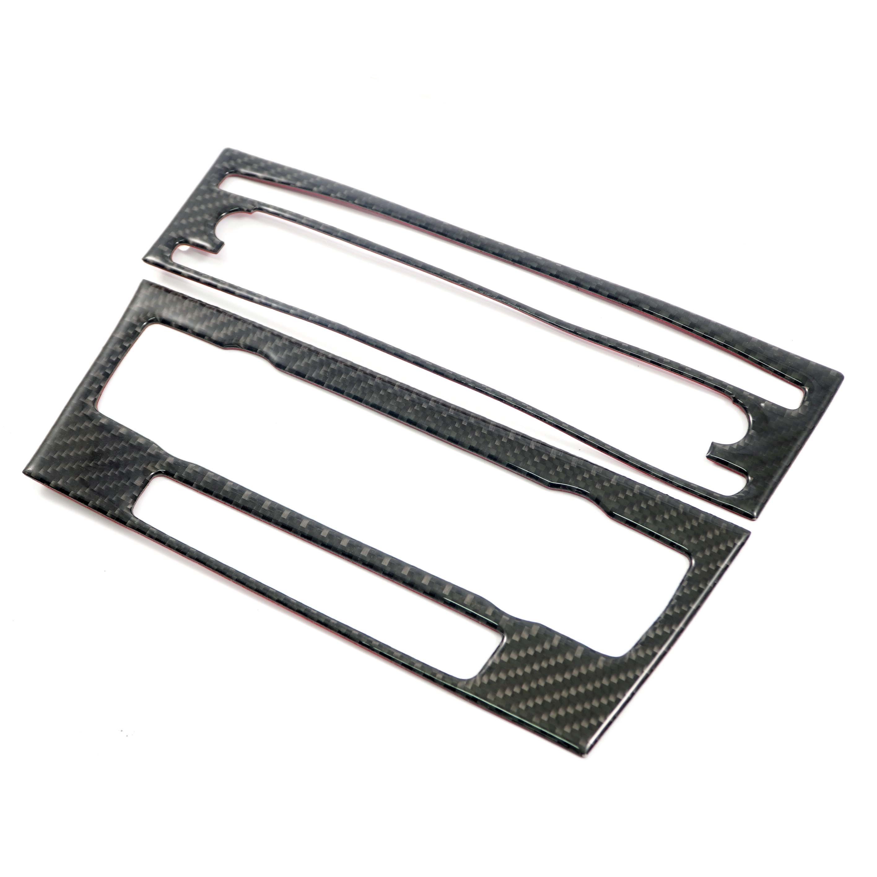 BMW E90 E91 E92 Instrumententafel Mittelkonsole Abdeckung Kohlenstoff Aufkleber