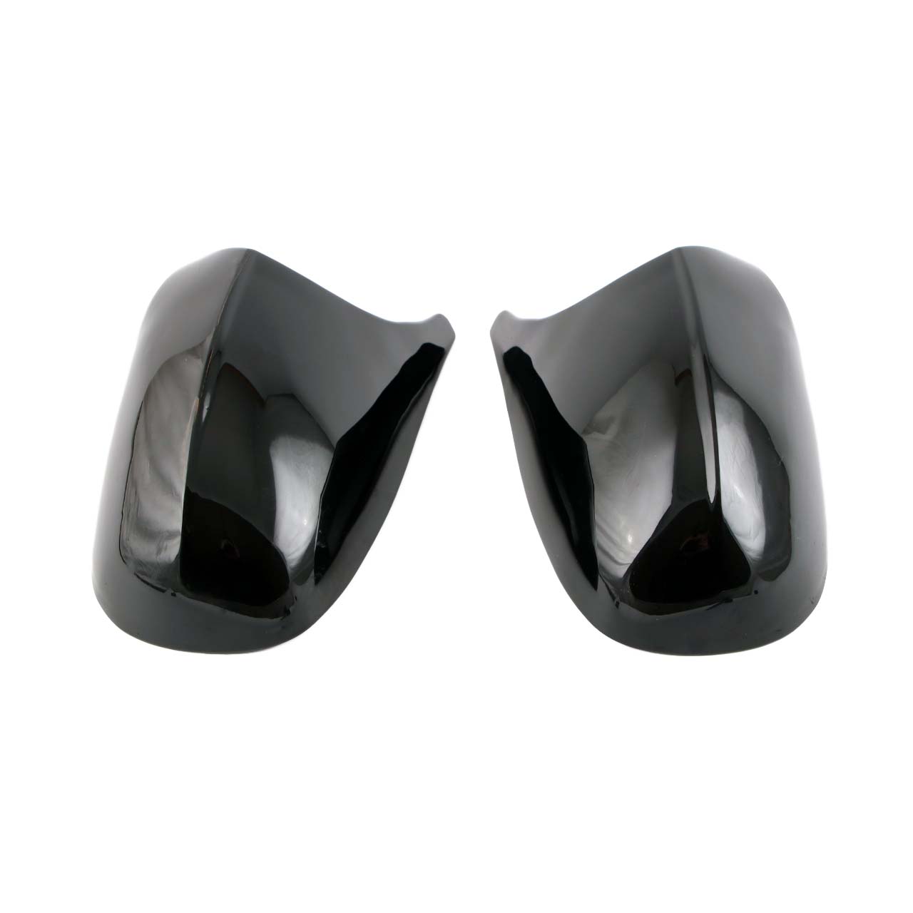 BMW 3 Series E90 LCI Left Right Cover Cap N/O/S Casing Wing Mirror Black Set