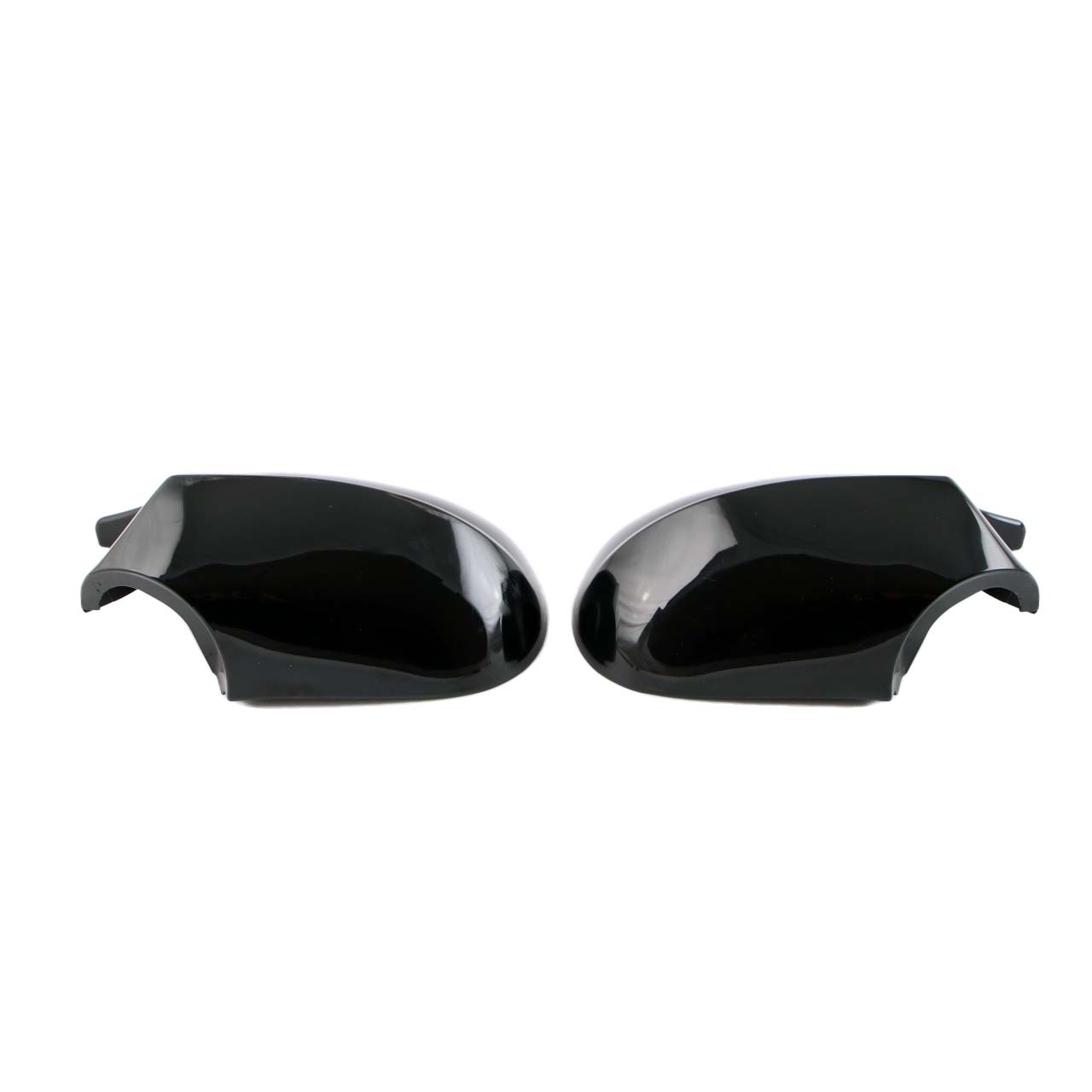 BMW 3 Series E90 LCI Left Right Cover Cap N/O/S Casing Wing Mirror Black Set