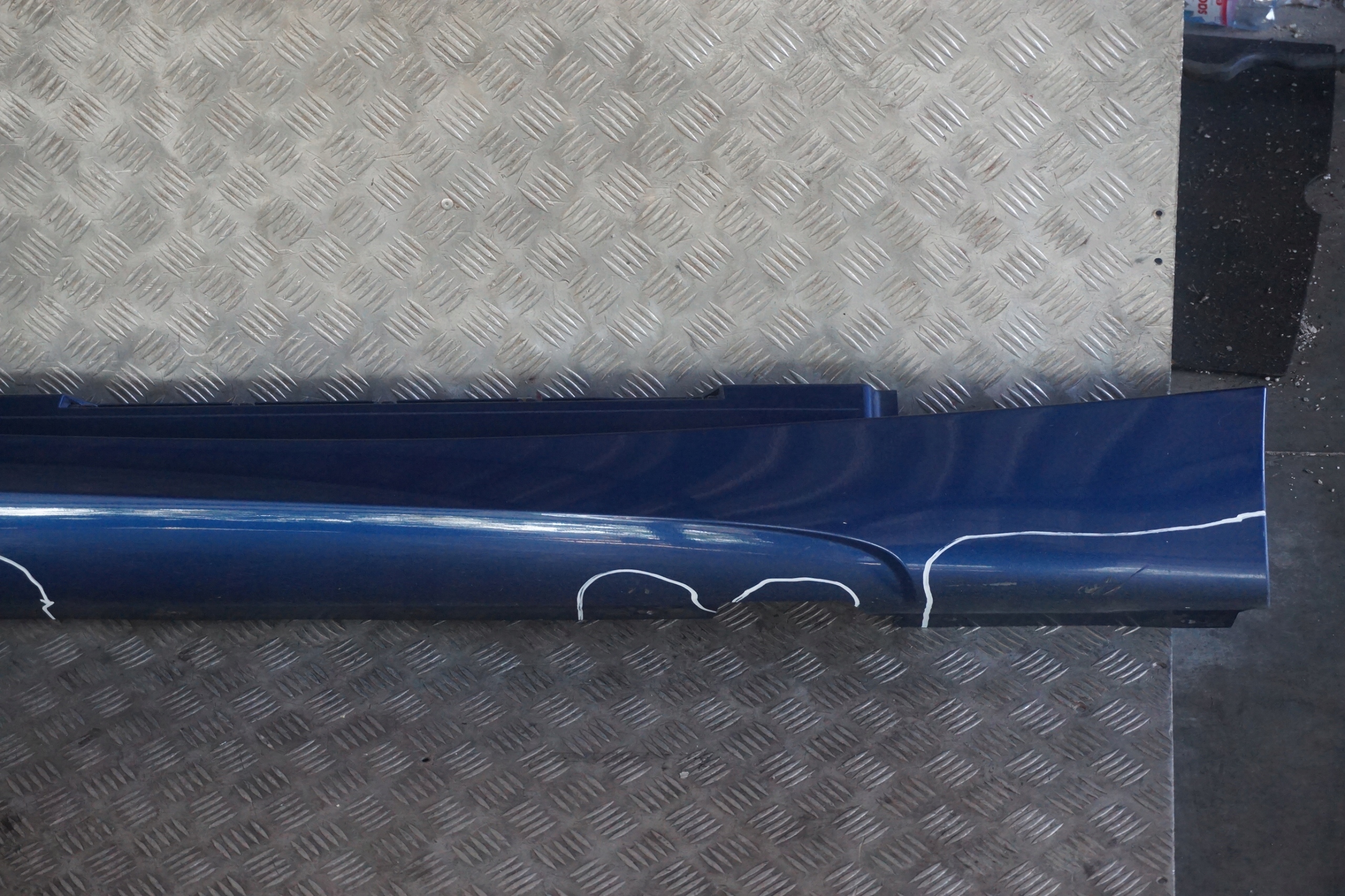 BMW 1 Series E87 E87N M SPORT Sill Strip Side Skirt Right O/S Le Mans Blau Blue