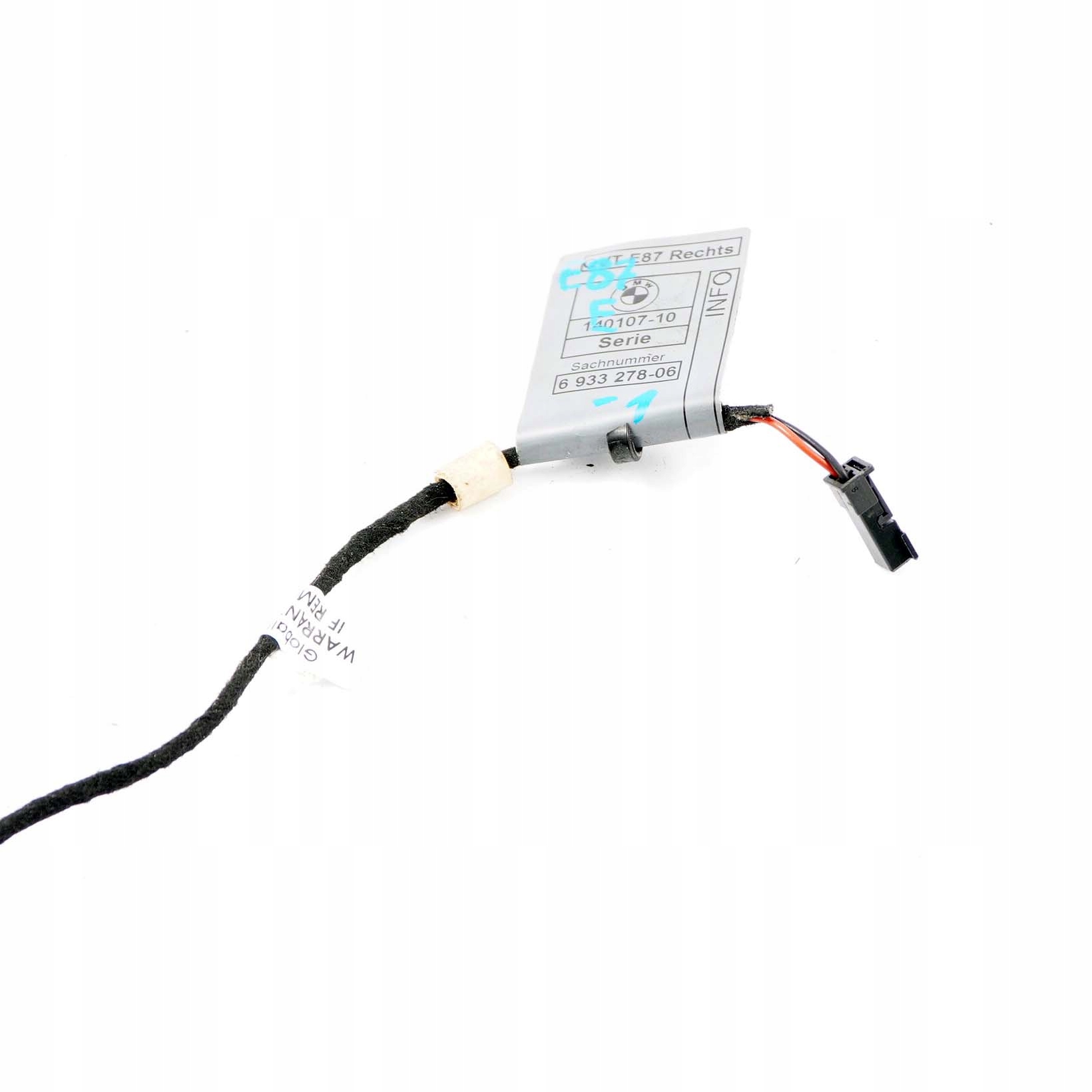 BMW 1 er E81 E87 E87N Kabel Türgriffbeleuchtung LED vorne rechts hinten 6933278