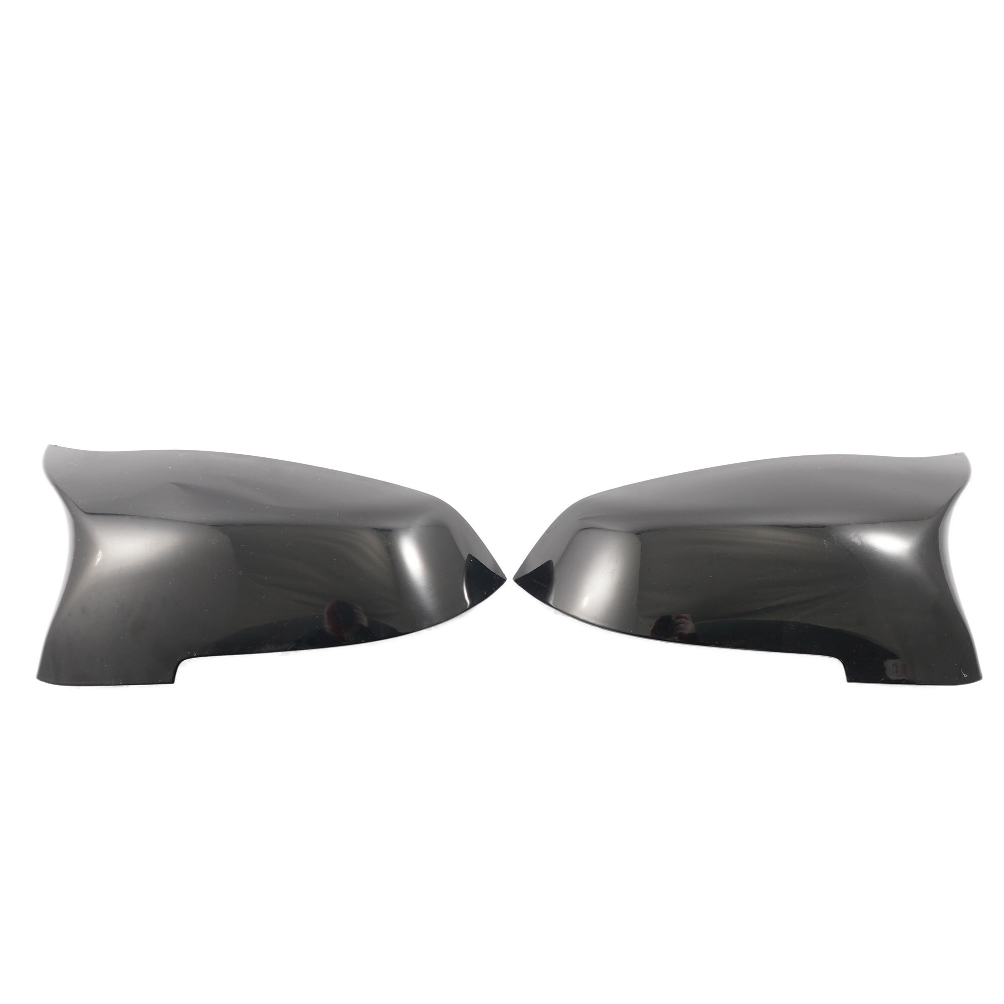 Wing Mirror Cover BMW F10 F11 Left Right N/O/S Cap Casing Housing Black Set