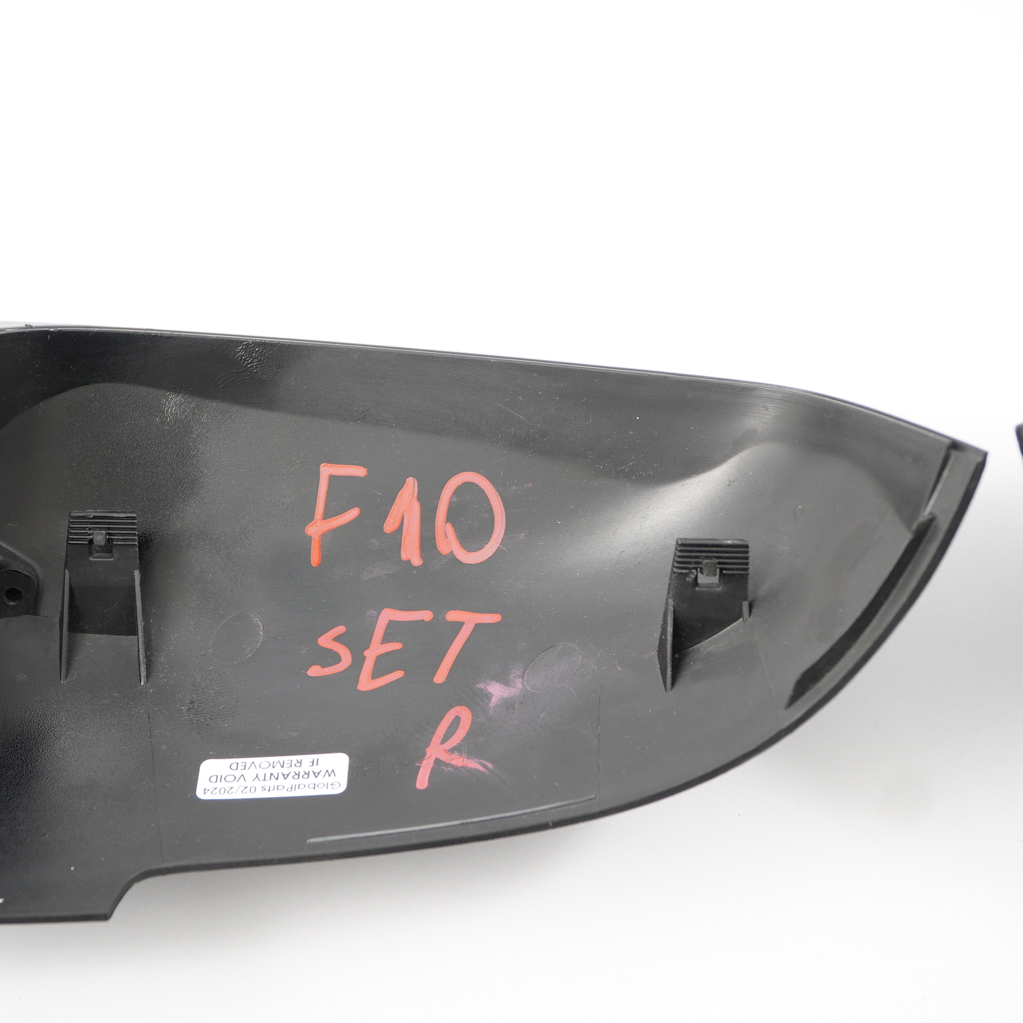 Wing Mirror Cover BMW F10 F11 Left Right N/O/S Cap Casing Housing Black Set