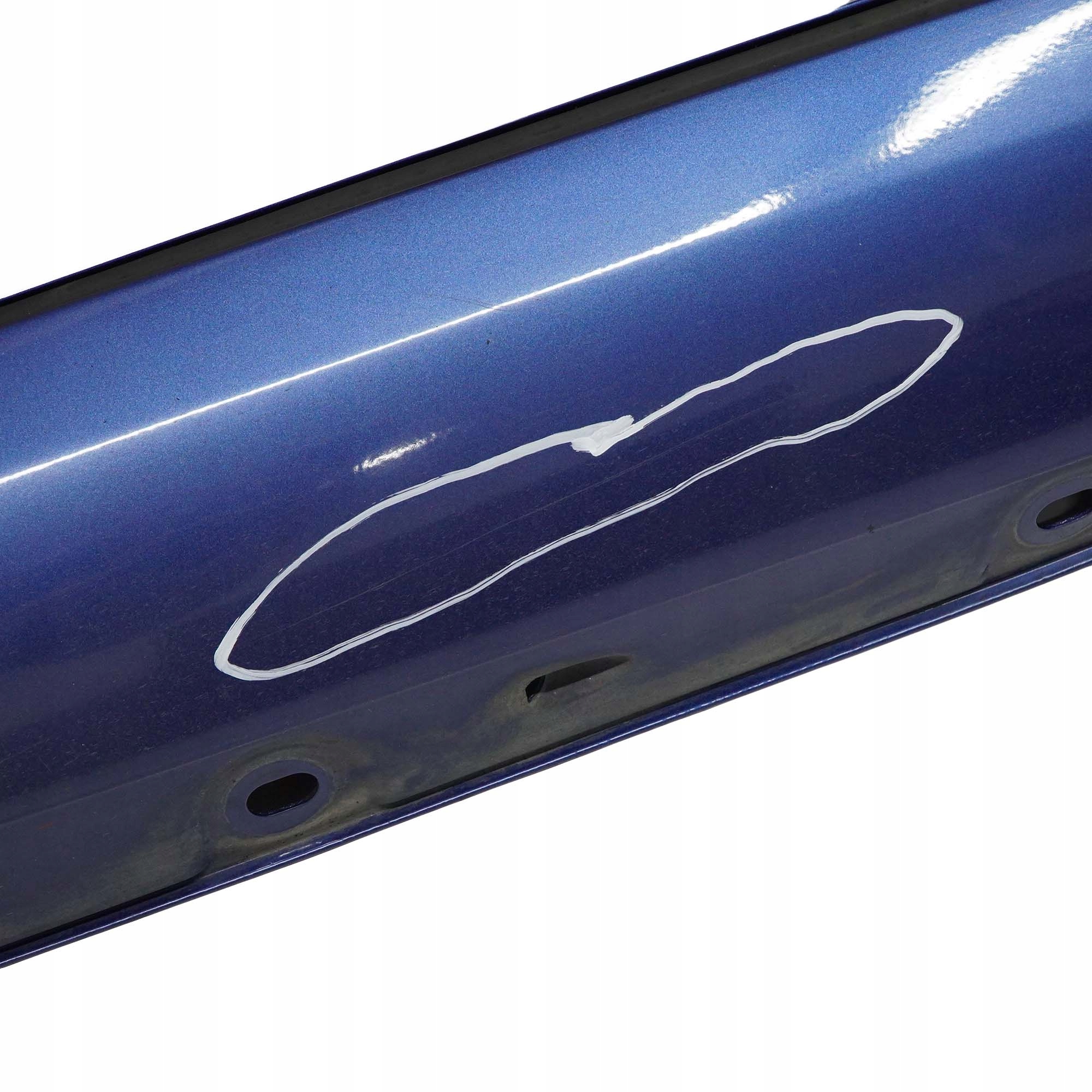 Mercedes-Benz W203 Door Sill Side Cover Skirt Left N/S Jaspisblau Blue - 345