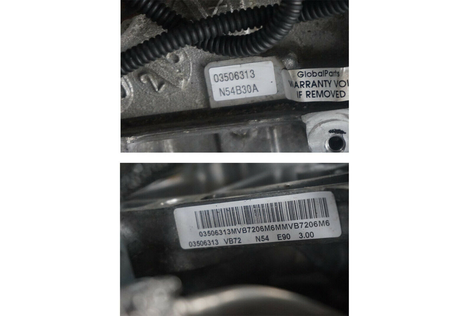 BMW E90 E91 E92 E93 Nackter Motor 335i N54 N54B30A 306PS mit 115000 km GARANTIE