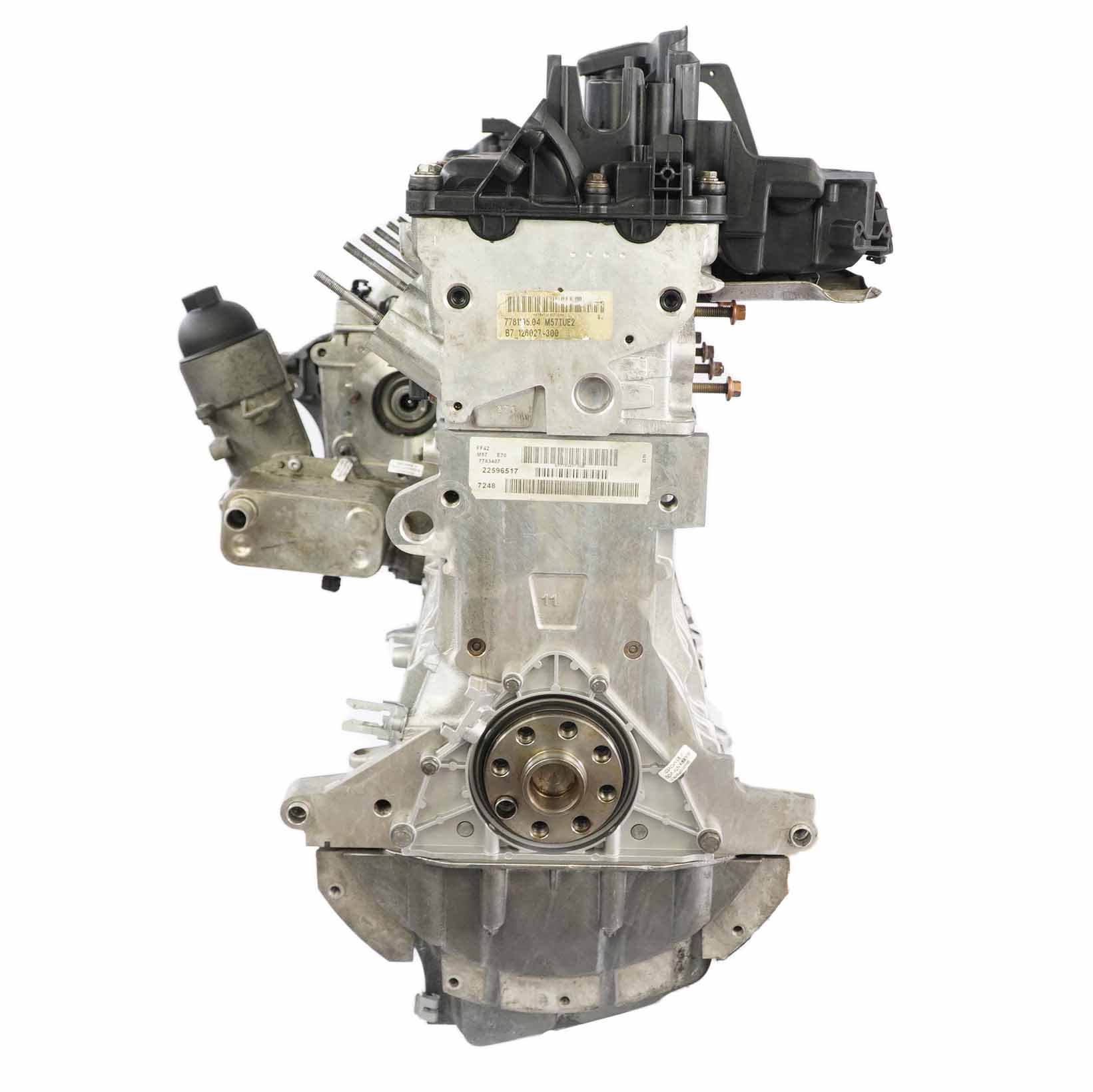 BMW X5 X6 E70 E71 3.0d Nackter Motor M57N2 306D3 235PS Neue Steuerkette GARANTIE