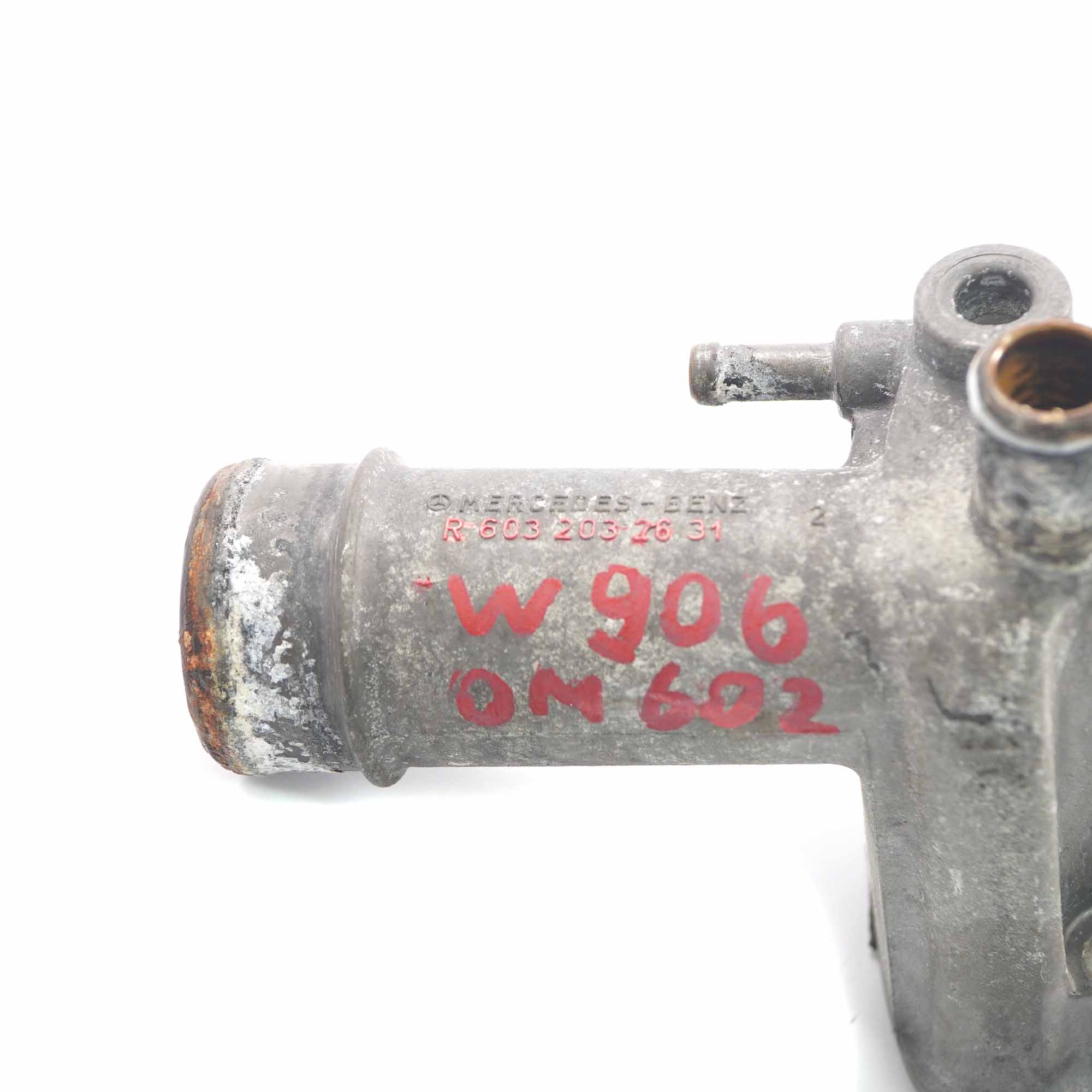 Mercedes W906 OM602 Motor Kühlmittel Flansch Verbinder Schlauch R6032032631