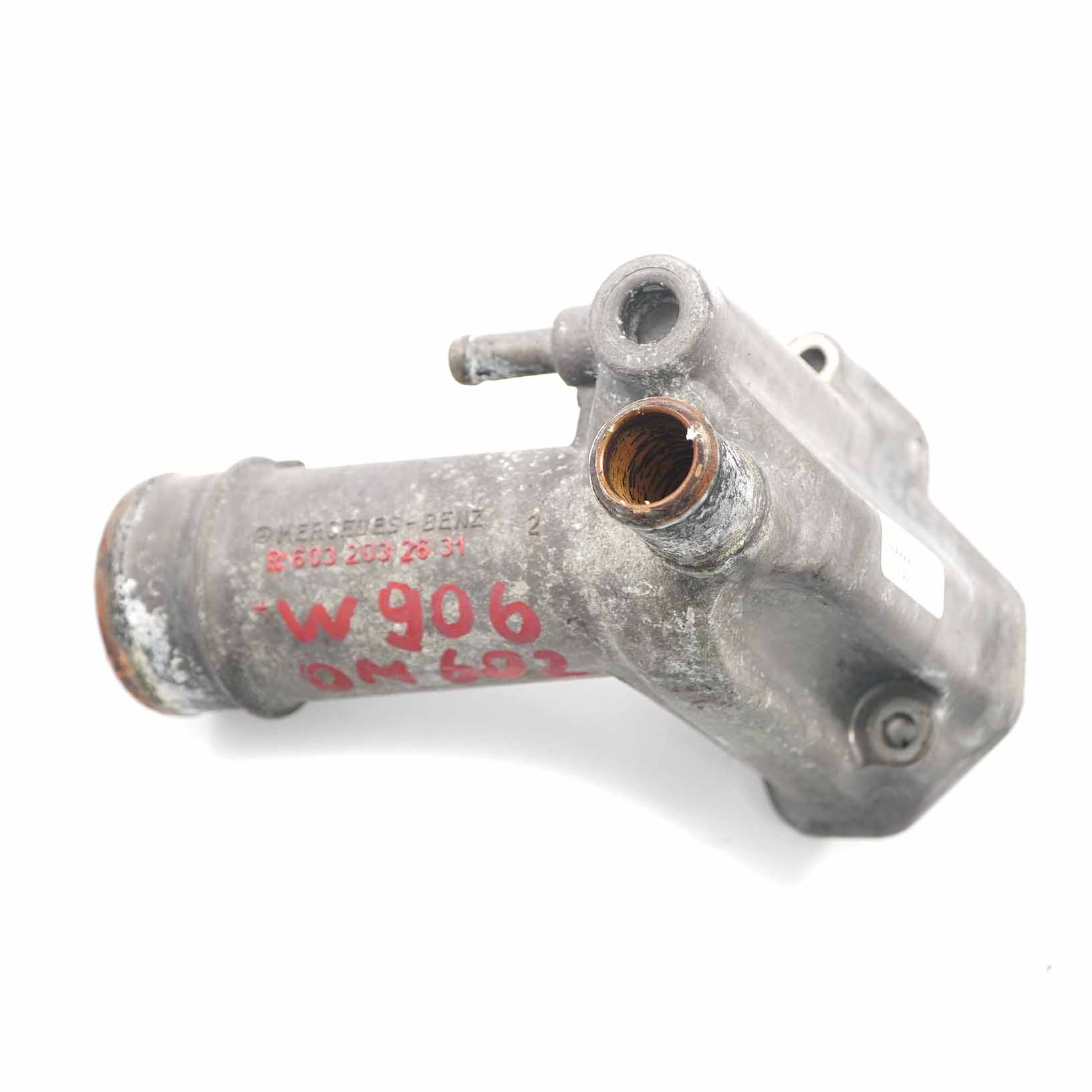 Mercedes W906 OM602 Motor Kühlmittel Flansch Verbinder Schlauch R6032032631