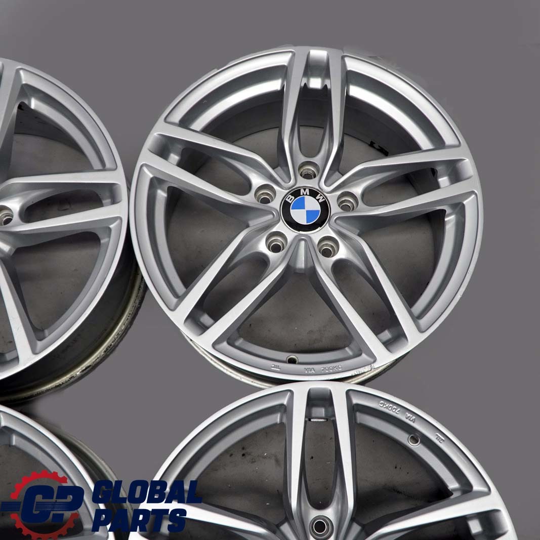 BMW Silber Komplett Set 4x Alu Felge Felgen Alufelge 17" 7,5J VIA