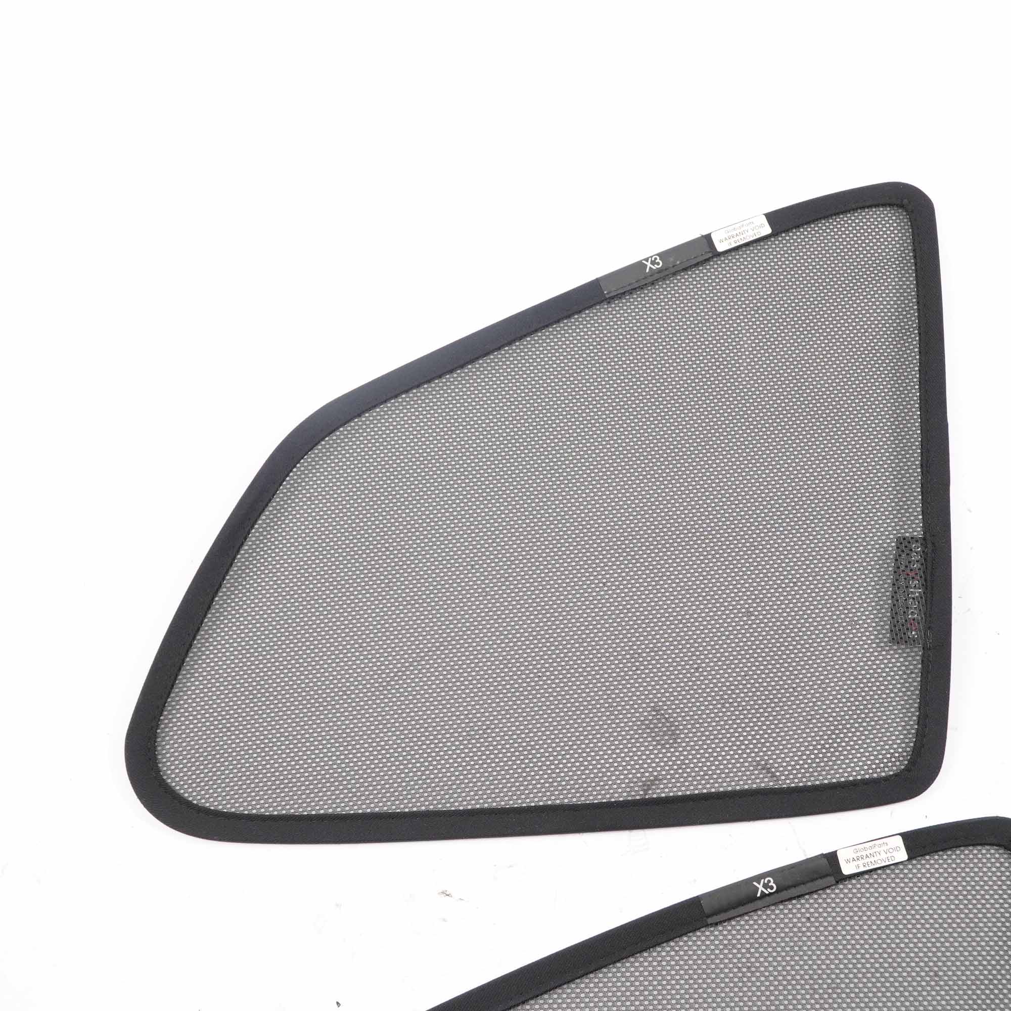 BMW X3 E83 Easyshades Heckscheiben Fensterabdeckungen Sonnenabdeckungen Set